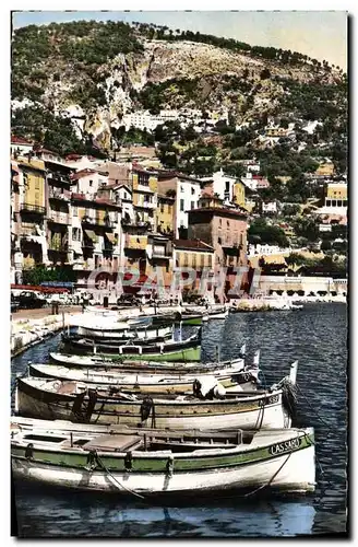 Moderne Karte Villefranche Sur Mer Le quai Bateaux