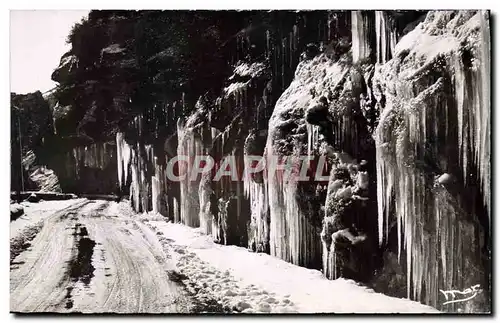 Cartes postales moderne Les gorges de Cians En hiver