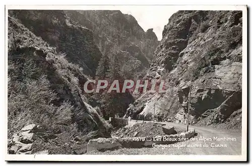 Cartes postales Les Gorges superieures du Cians