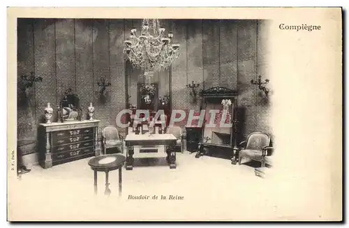 Cartes postales Compiegne Boudoir de la reine