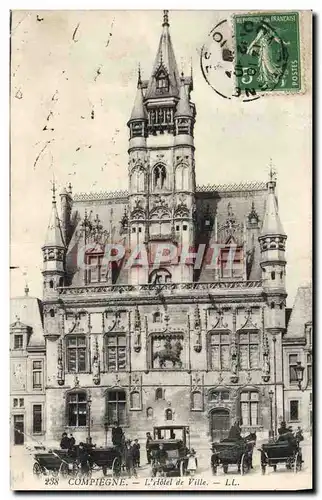 Cartes postales Compiegne L&#39Hotel de Ville