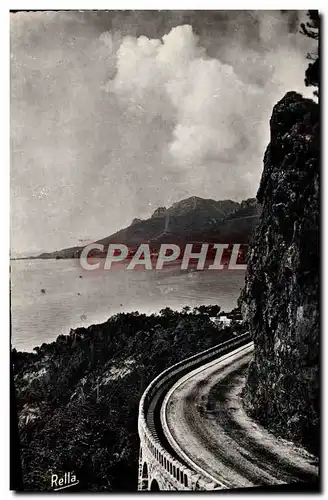 Moderne Karte Le Trayas vu du col de l&#39Esquillon