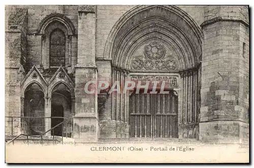 Cartes postales Clermont Portail de L'Eglise