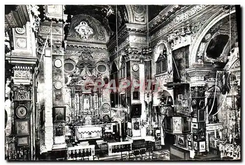 Moderne Karte Notre Dame De Laghet Interieur du sanctuaire