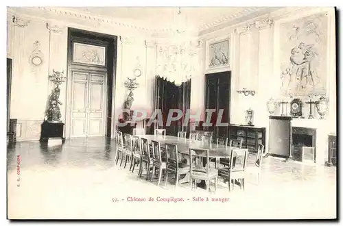 Ansichtskarte AK Compiegne Le Chateau Salle a Manger