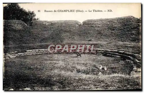 Ansichtskarte AK Ruines de Champlieu Le theatre