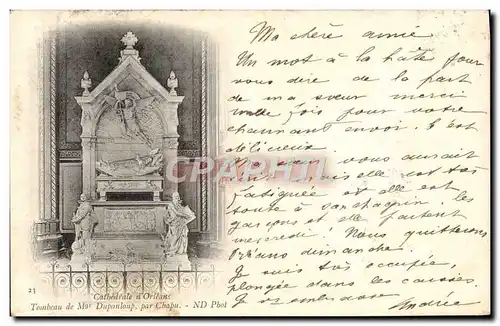 Cartes postales Cathedrale d&#39Orleans Tombeau de Mgr Dupanloup par Chapu