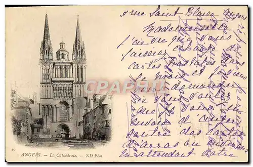 Cartes postales Angers La Cathedrale