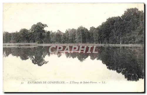 Ansichtskarte AK Environs De Compiegne L&#39Etang de Saint Pierre