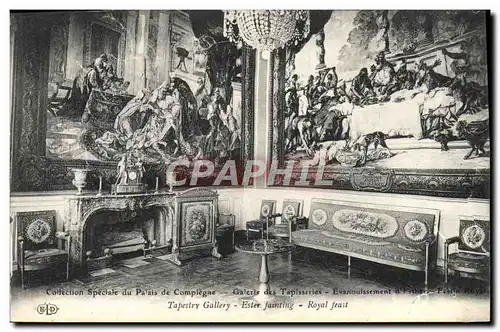 Cartes postales Compiegne Palais Galerie des Tapisseries Evanouissement d&#39Esther