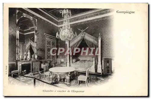 Cartes postales Compiegne Chambre a Coucher de L&#39Empereur