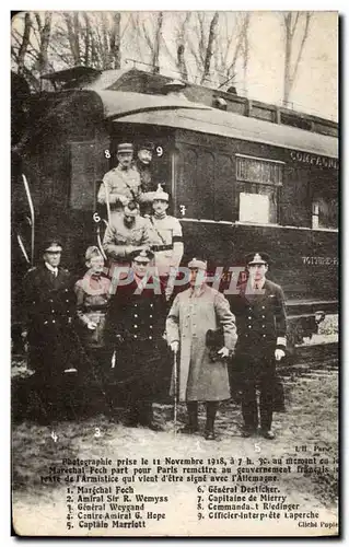 Cartes postales Compiegne Wagon Armistice