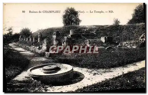 Ansichtskarte AK Ruines de Champlieu Le Temple