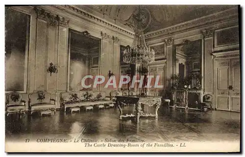 Cartes postales Foret De Compiegne Le Chateau Salon des Families