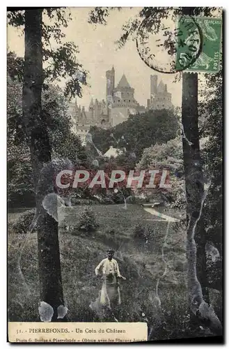 Cartes postales Pierrefonds Un Coin du Chateau