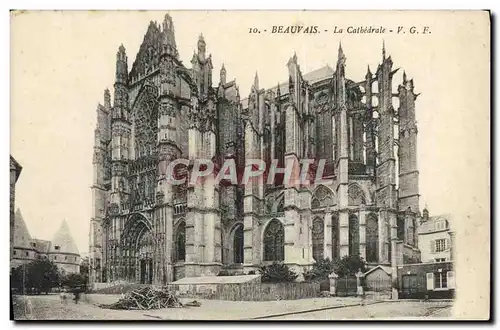 Cartes postales Beauvais La Cathedrale