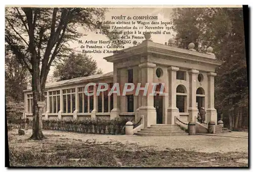 Cartes postales Foret de Compiegne Clairiere de L'Armistice Militaria