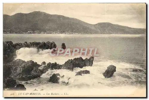 Ansichtskarte AK Le Cap Martin Les Rochers