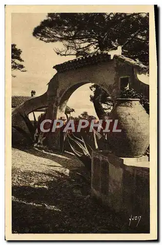 Cartes postales Menton Entree d&#39une villa sur le littoral