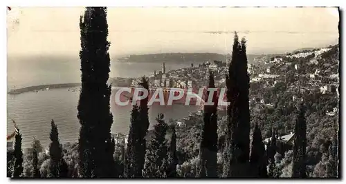 Cartes postales moderne Menton Vue Generale Au Fond le Cap Martin