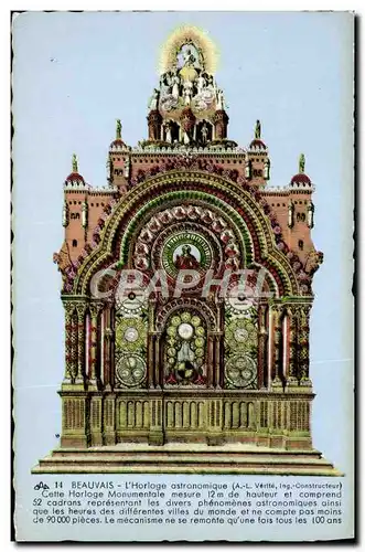 Cartes postales Beauvais L'Horloge
