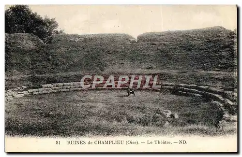 Ansichtskarte AK Ruines De Champlieu Le Theatre