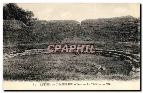 Cartes postales Ruines De Champlieu Le Theatre