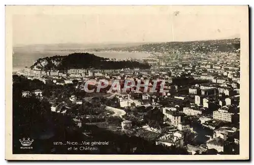 Cartes postales Nice Vue Generale et le Chateau