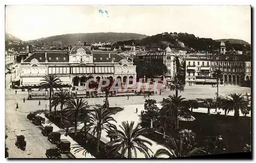 Cartes postales moderne Nice Place Massena Le Casino et les jardins