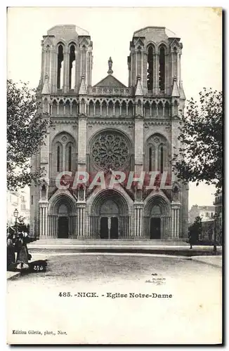 Cartes postales Nice Eglise Notre Dame