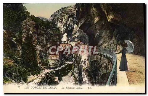 Ansichtskarte AK Les Gorges Du Loup La Nouvelle route