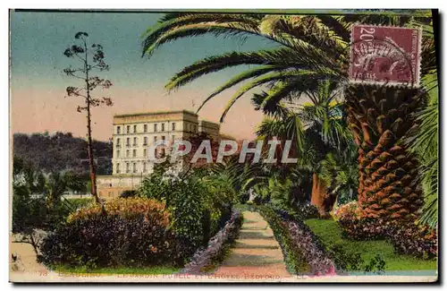 Cartes postales Beaulieu Le jardin public et l&#39hotel Bedford