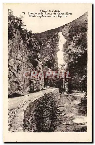 Cartes postales Vallee De I'Aude Et La Route De Carcanieres Chute superieure de l'Aguzon