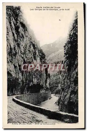 Cartes postales Haute Vallee De I&#39Aude Les Gorges De St Georges Pres Axat