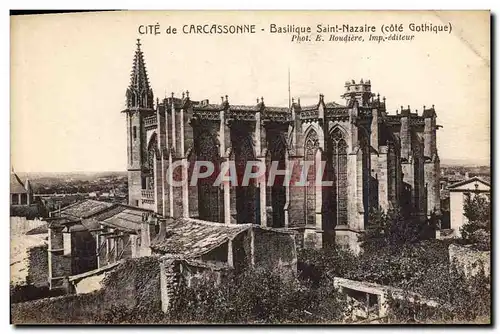 Ansichtskarte AK Carcassonne Basilique Saint Nazaire