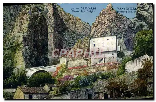 Cartes postales Grimaldi Ventimiglia Ponte San Luigi