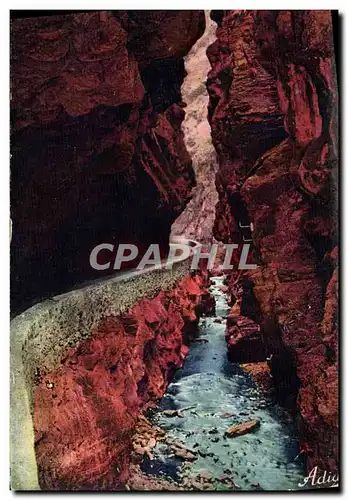 Ansichtskarte AK Les Gorges Du Cians Interieur Des Gorges et la route de Beuil