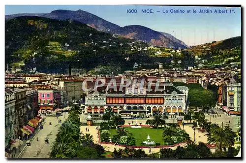 Cartes postales Nice Le Casino Et Le Jardin Albert 1er