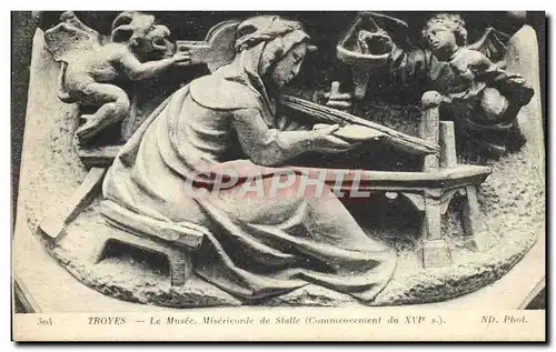 Cartes postales Troyes Le Musee Misericorde De Stalle