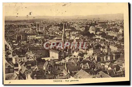 Cartes postales Troyes Vue Generale
