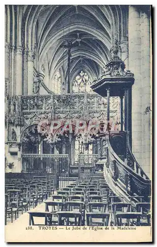 Cartes postales Troyes Le Jube De I'Eglise De La Madeleine