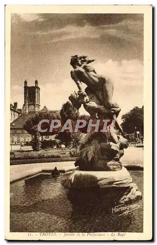 Cartes postales Troyes Jardin De La Prefecture