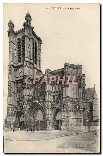 Cartes postales Troyes La Cathedrale