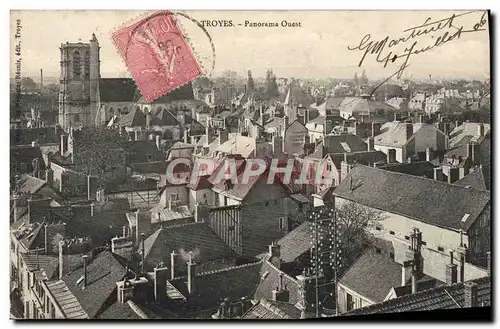 Cartes postales Troyes Panorama Ouest