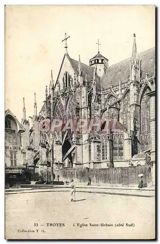 Cartes postales Troyes I'Eglise Saint Urbain