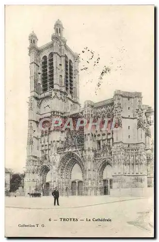 Cartes postales Troyes La Cathedrale