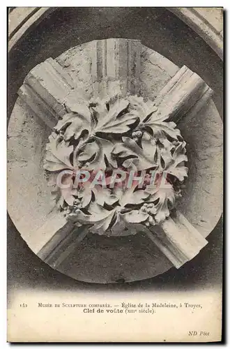 Cartes postales Troyes Eglise De La Madeleine Clef de voute