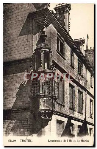 Cartes postales Troyes Lanterneau De I'Hotel De Marisy