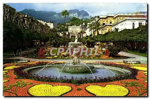 Cartes postales moderne Menton Les Jardins Bloves Pendant la fete du citron