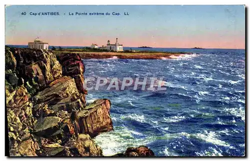 Cartes postales Cap D&#39antibes La Pointe Extreme Du Cap